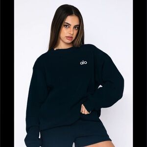 ALO Yoga Black Oversized Hoodie